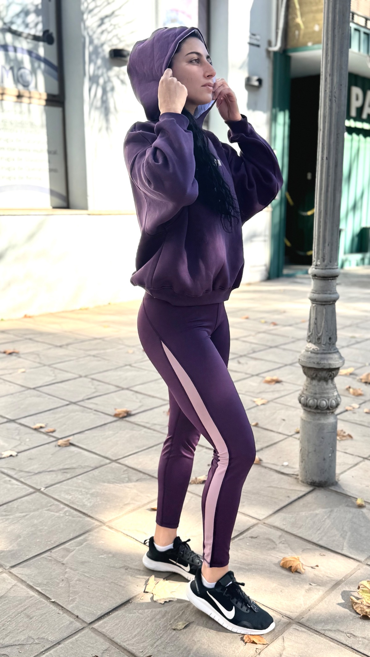 Conjunto lavanda(calza +top+buzo) junto o separado